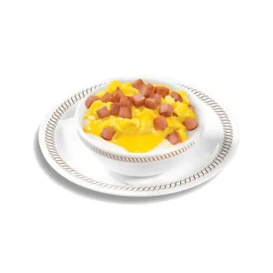 Ham egg & cheese grits bowl