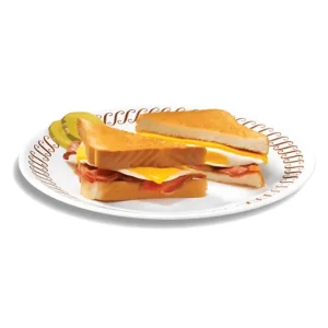 Waffle house Bacon egg & cheese sandwich