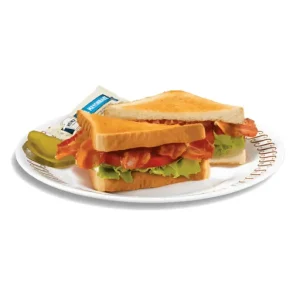 Waffle house Bacon lettuce & tomato