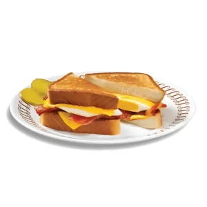 Waffle house texas bacon egg cheese melt