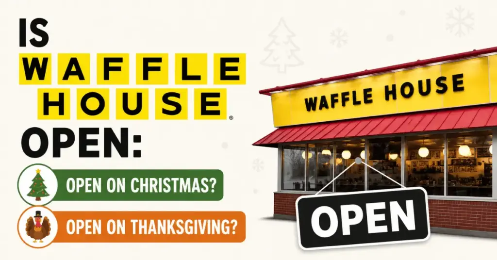 Is Waffle House Open Open On Christmas & Thanksgiving